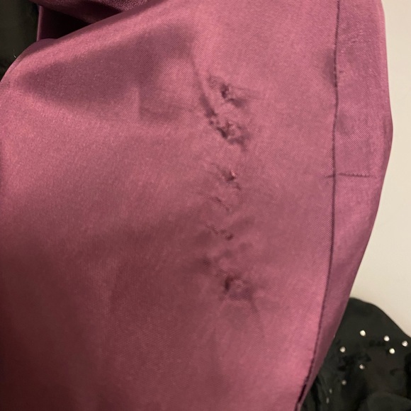 NWT Eliza J SILK Taffeta Cocktail Dress, Empire Waist, Removable Straps, Sz 12 - Picture 9 of 9